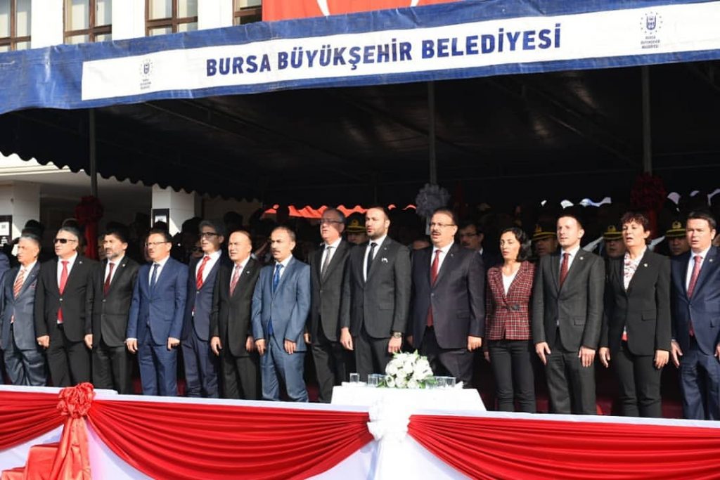 Bursa'da Cumhuriyet Kutlamaları Resmi Tören